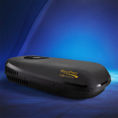 RecPro RV Air Conditioner 9.5K BTU Quiet Cooling Unit with Remote Control, Black - VMInnovations