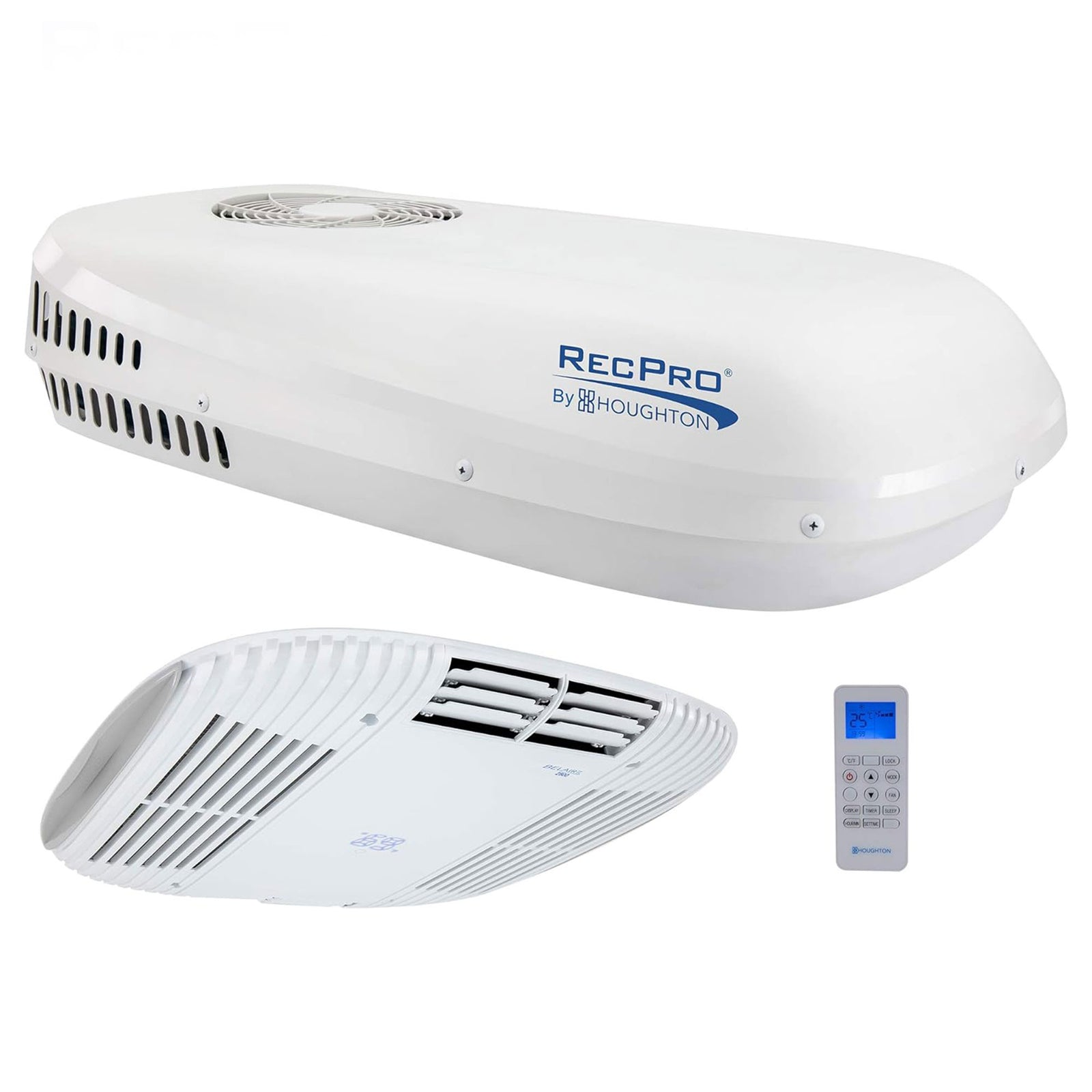 RecPro RV Air Conditioner 9.5K BTU Cooling Unit with Remote, White (Open Box) - VMInnovations