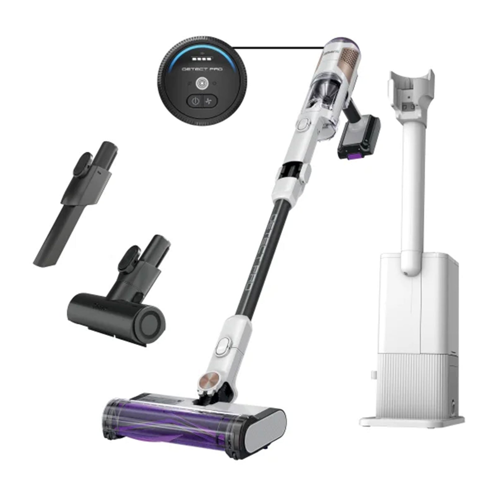Shark Cordless Detect Pro Auto Empty Stick Vacuum, White (For Parts) - VMInnovations