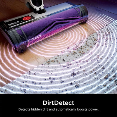 Shark Cordless Detect Pro Auto Empty Stick Vacuum, White (For Parts) - VMInnovations