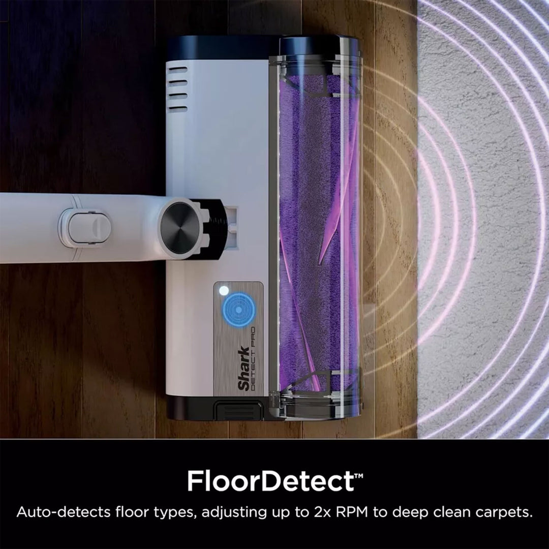 Shark Cordless Detect Pro Auto Empty Stick Vacuum, White (For Parts) - VMInnovations