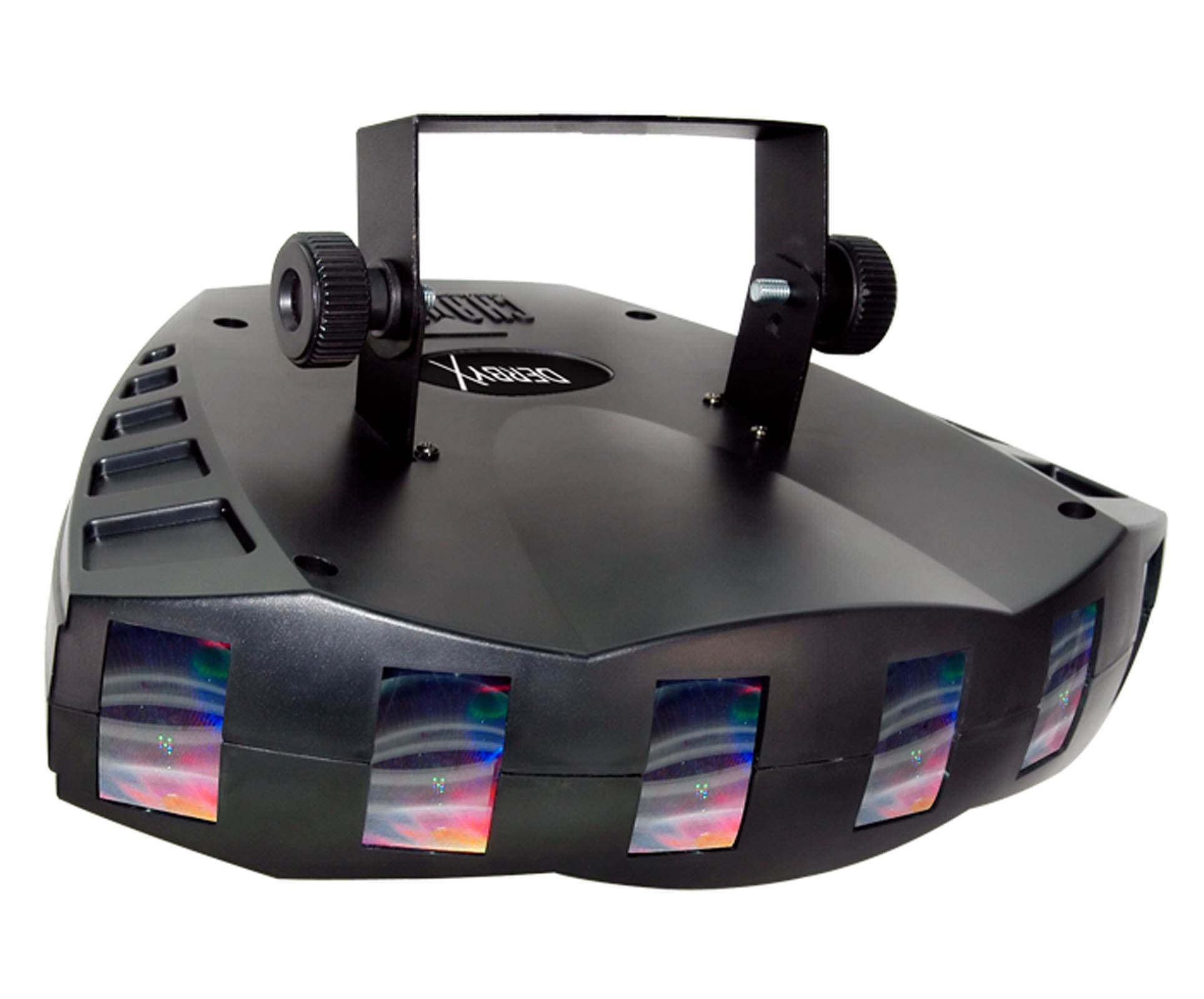 Chauvet DJ Derby X DMX Effect Light w/ Fog Machine + Blacklight + Mini Strobes