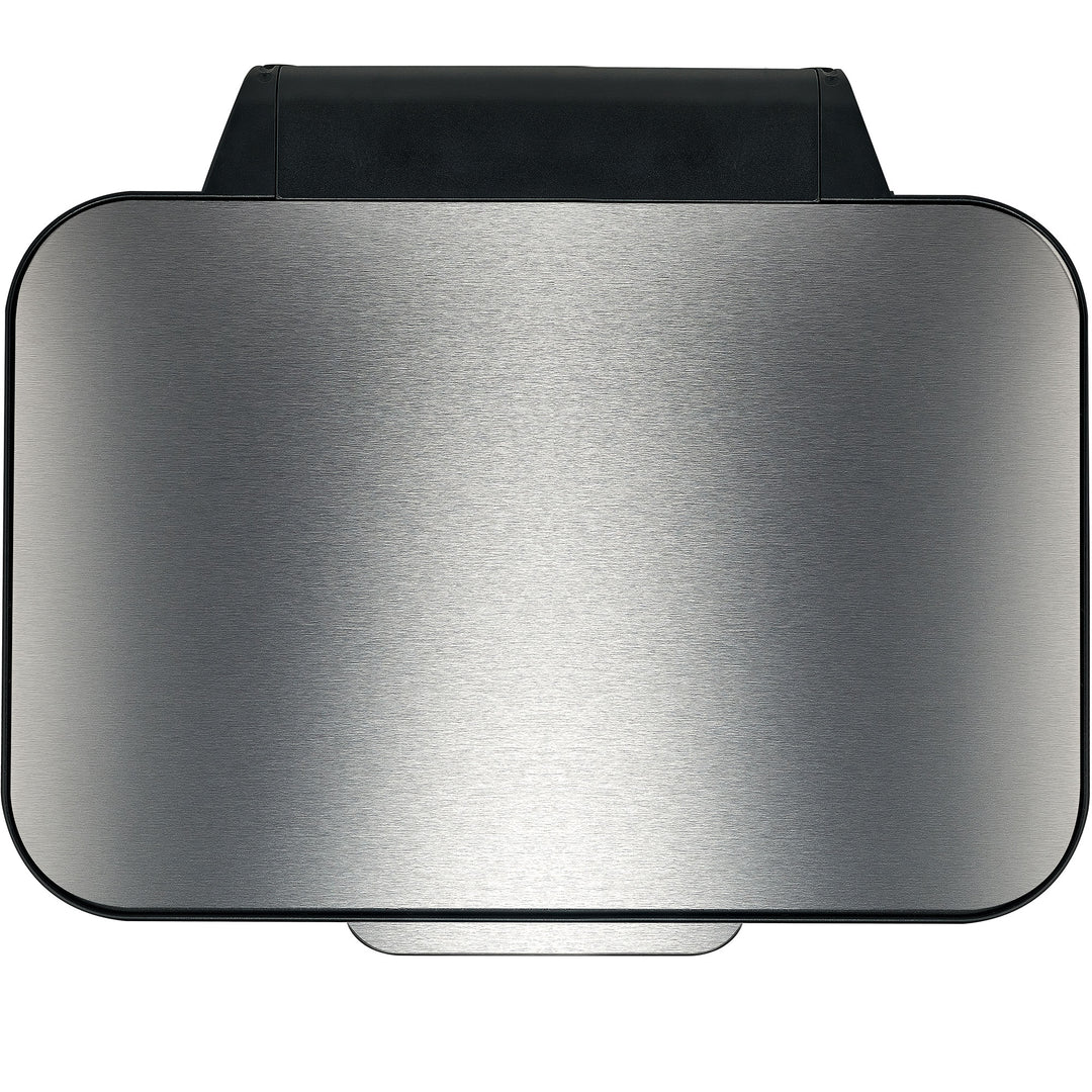 Hefty Stainless Steel Step Trash Cans w/Lids, 12.7 Gal & 1.3 Gal Bin (Open Box)