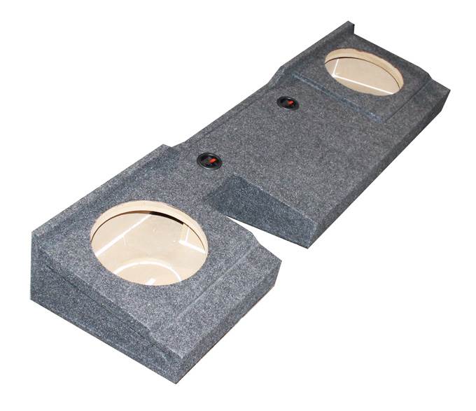 QPOWER  Custom '04 Ford Truck Extended Cab Dual 12" Enclosure (Open Box)