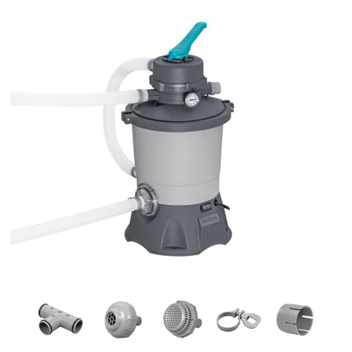 Bestway 950 Gallon Sand Filter Pump for Above Ground Outdoor Swimming Pool(Used)