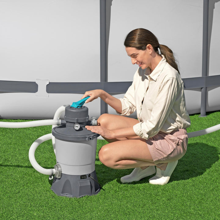 Bestway 950 Gallon Sand Filter Pump for Above Ground Outdoor Swimming Pool(Used)
