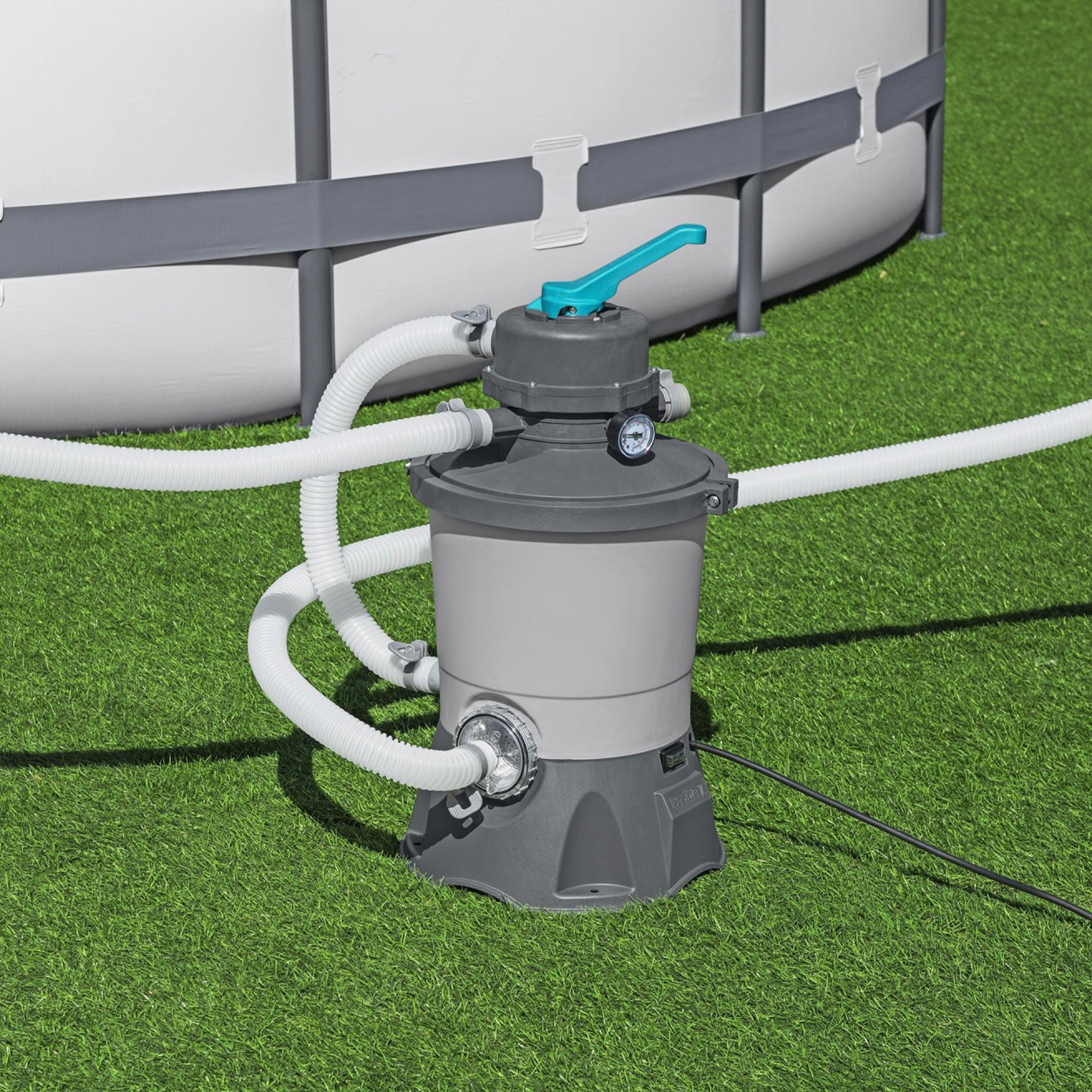 Bestway 950Gal Sand Filter Pump for Above Ground Swimming Pools (Open Box) - VMInnovations