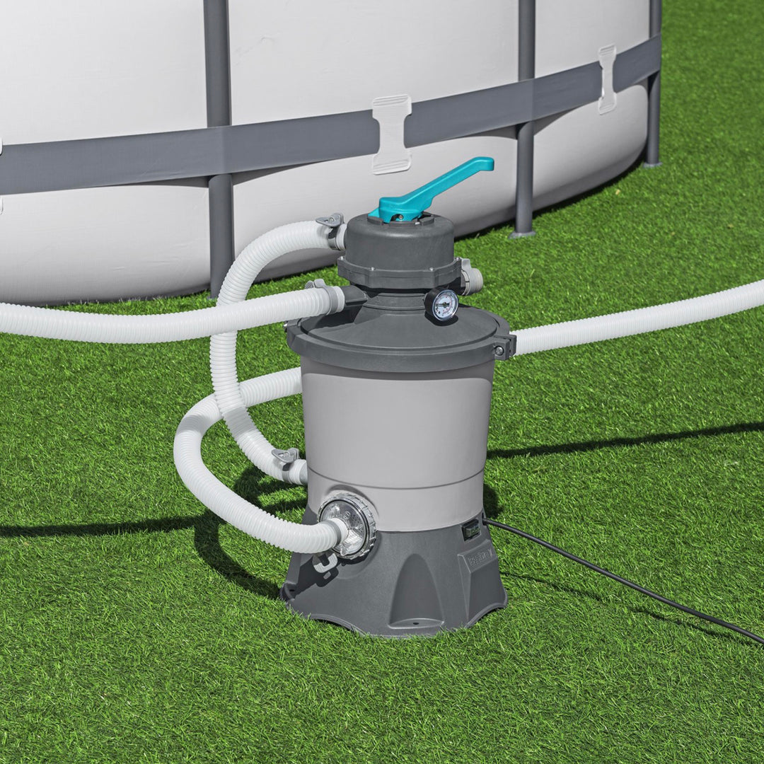 Bestway 950 Gallon Sand Filter Pump for Above Ground Outdoor Swimming Pool(Used)