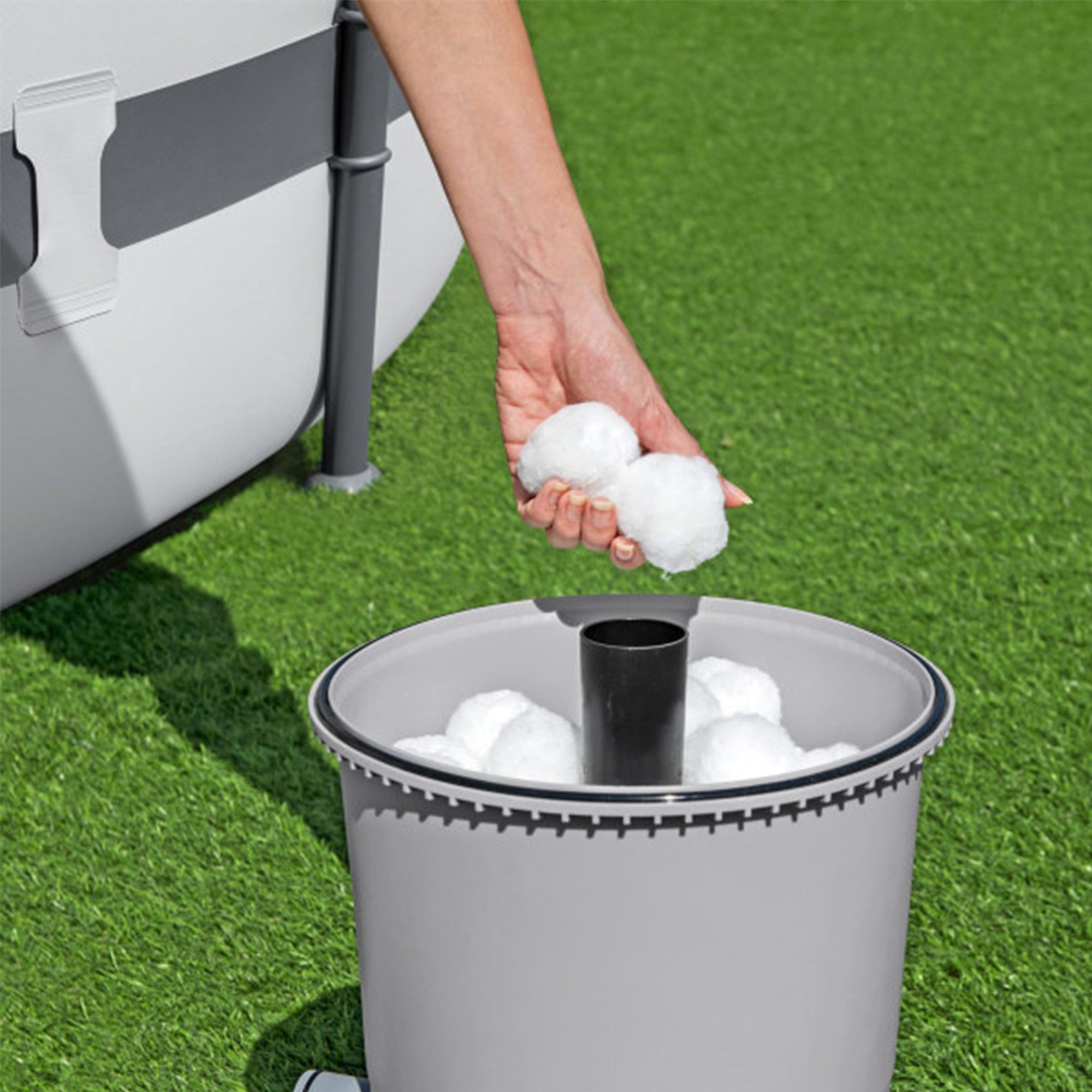Bestway 950 Gallon Sand Filter Pump for Above Ground Outdoor Swimming Pools - VMInnovations