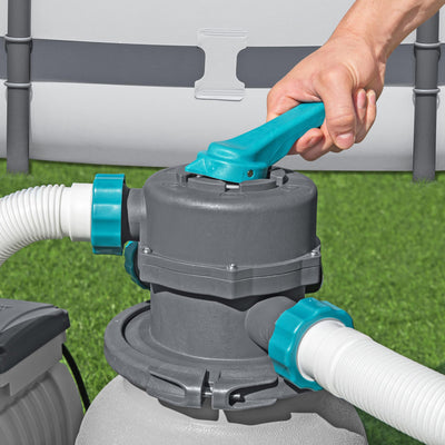 Bestway 1,500 Gal Sand Filter Pump for Above Ground Outdoor Swimming Pools(Used)