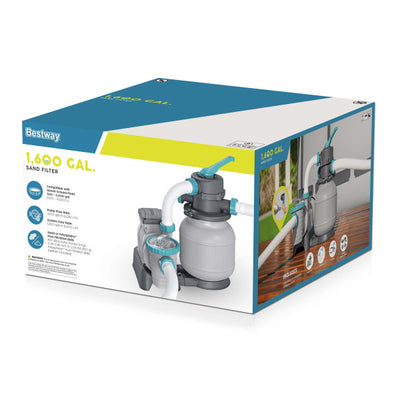 Bestway 1,500 Gal Sand Filter Pump for Above Ground Swimming Pools (Open Box)