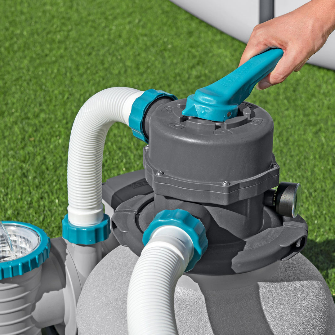 Bestway 2,200 Gal Sand Filter Pump for Above Ground Outdoor Swimming Pools(Used)