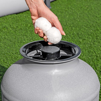 Bestway 2,200 Gallon Sand Filter Pump for Above Ground Outdoor Swimming Pools - VMInnovations