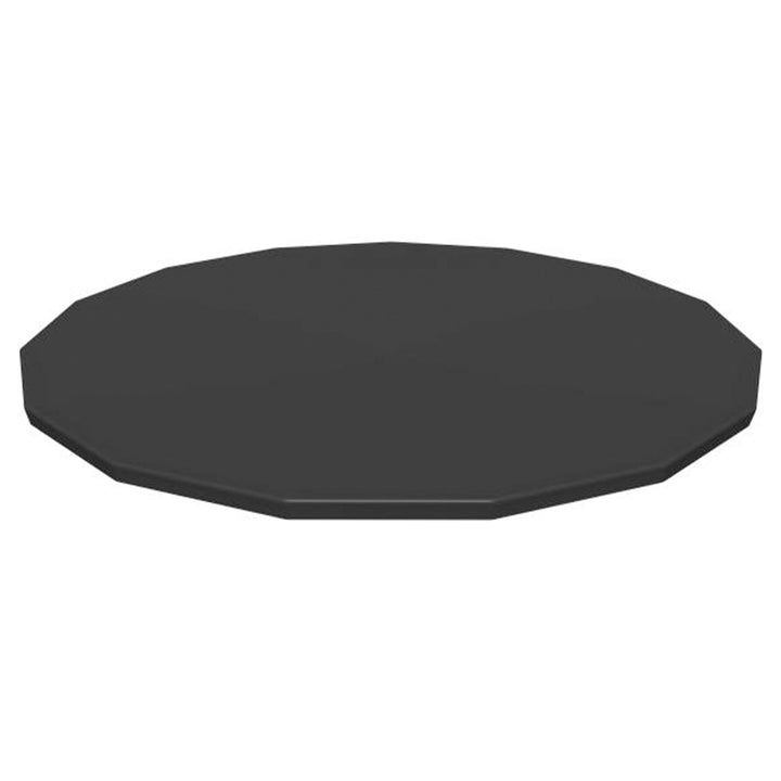 Bestway Round Pool Cover for 15 Foot Above Ground Pools, Black (Cover Only)