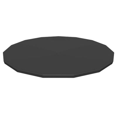 Bestway Round Pool Cover for 15 Foot Above Ground Pools, Black (Open Box)
