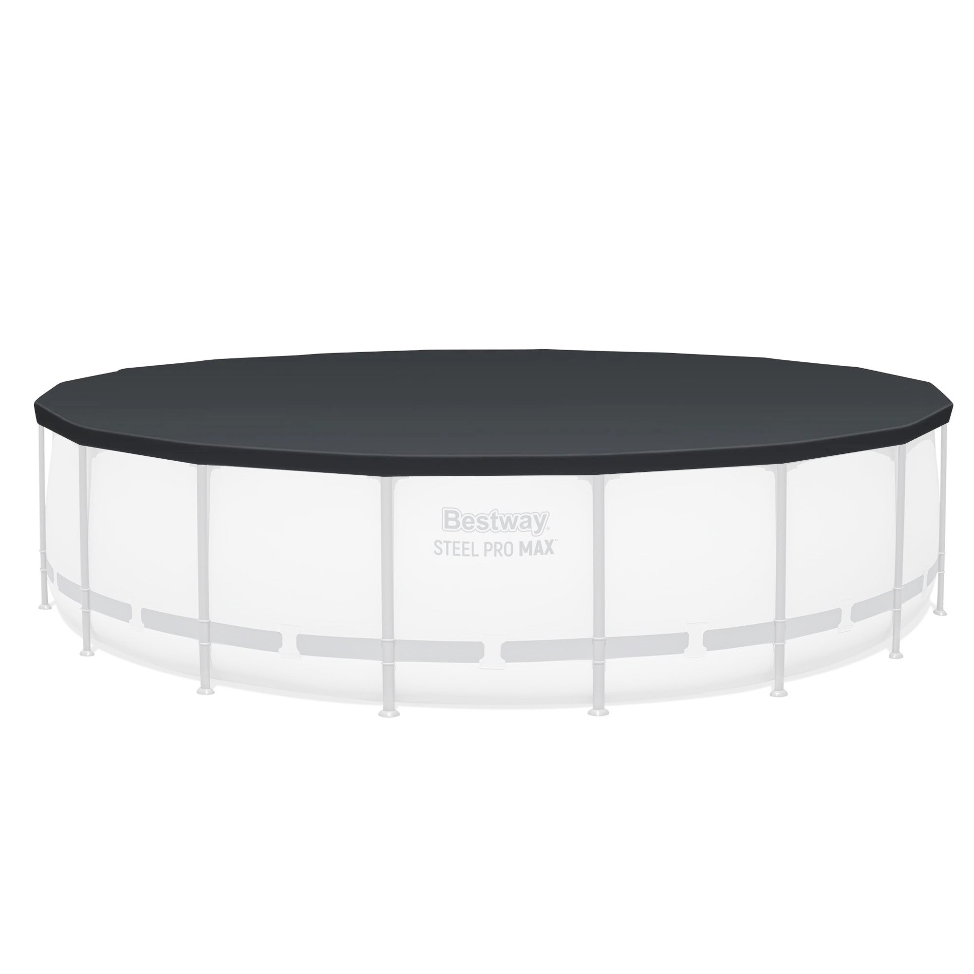 Bestway Round Pool Cover for 18' Round Frame & 16' Steel Wall  (Open Box) - VMInnovations