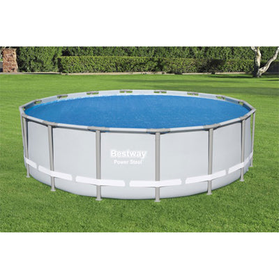 Bestway Round Solar Cover for 15' & 16' Above Ground Pools, Cover Only(Open Box) - VMInnovations
