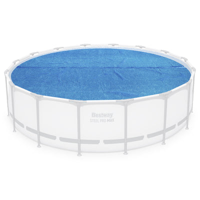 Bestway Round Solar Cover for 15' & 16' Above Ground Pools, Cover Only(Open Box) - VMInnovations