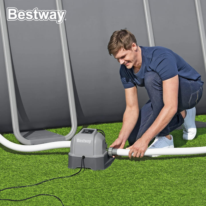 Bestway Hydrogenic 12 G/H Saltwater Chlorinator for Above Ground Pools(Open Box)