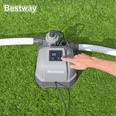 Bestway Hydrogenic 12 G/H Saltwater Chlorinator for Above Ground Pools(Open Box)