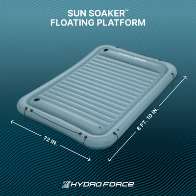 Bestway Hydro-Force Sun Soaker Inflatable 4 Person Water Float Platform (Used) - VMInnovations
