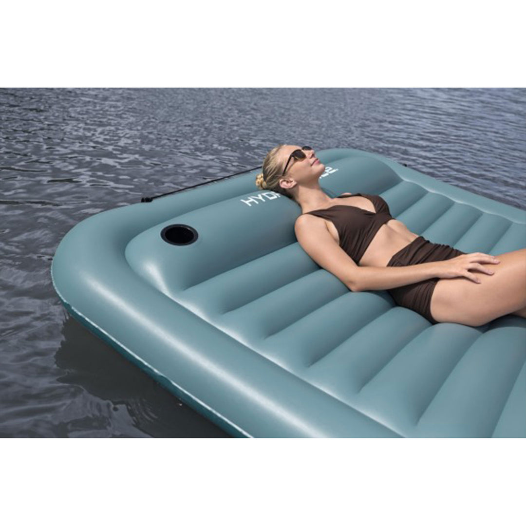 Bestway Hydro-Force Sun Soaker Inflatable 4 Person Water Float Platform Lounger