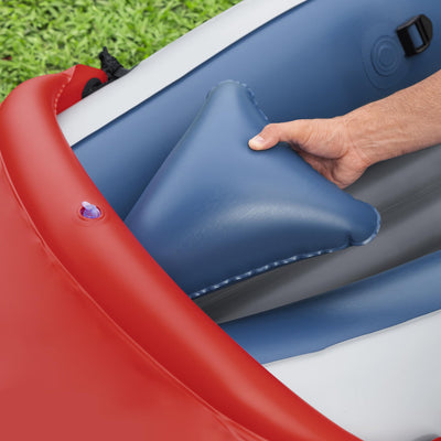 Bestway Rapid X2 Inflatable 2 Person Kayak Outdoor Water Sport Set (Open Box) - VMInnovations