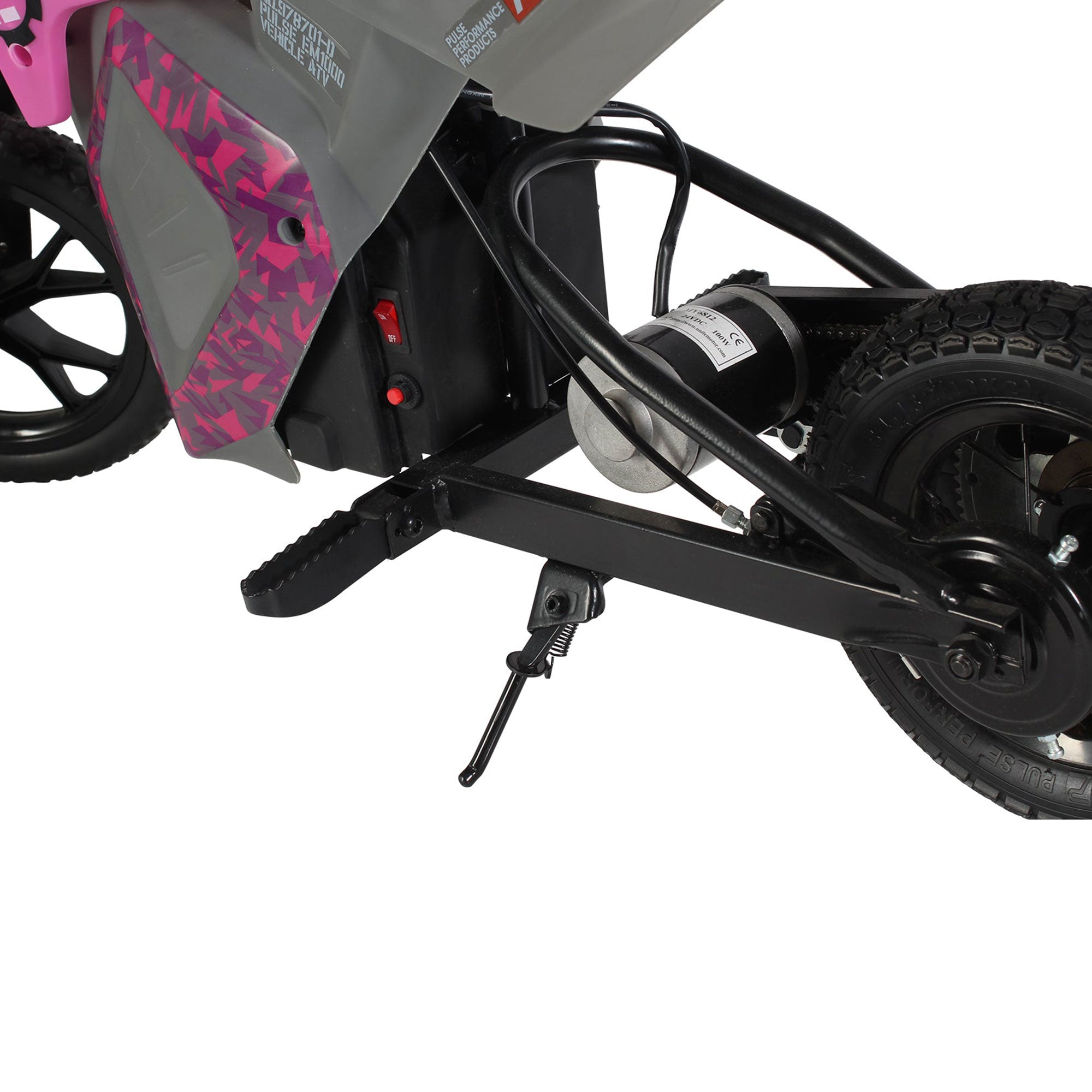 Pulse Performance 24V Motorcycle and Rechargeable Battery, Pink (Open Box) - VMInnovations