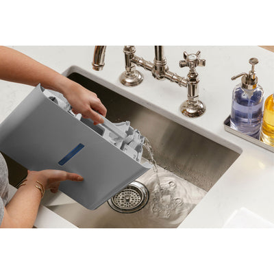 GE Portable 50 Pt Dehumidifier w/Smart Dry for Wet Spaces, Gray(Open Box) - VMInnovations