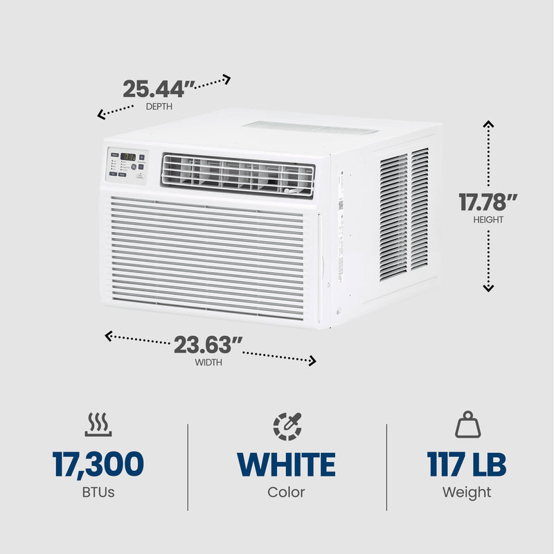 GE 17300 BTU Window Air Conditioner for Rooms 1000 Sq Ft (Used)