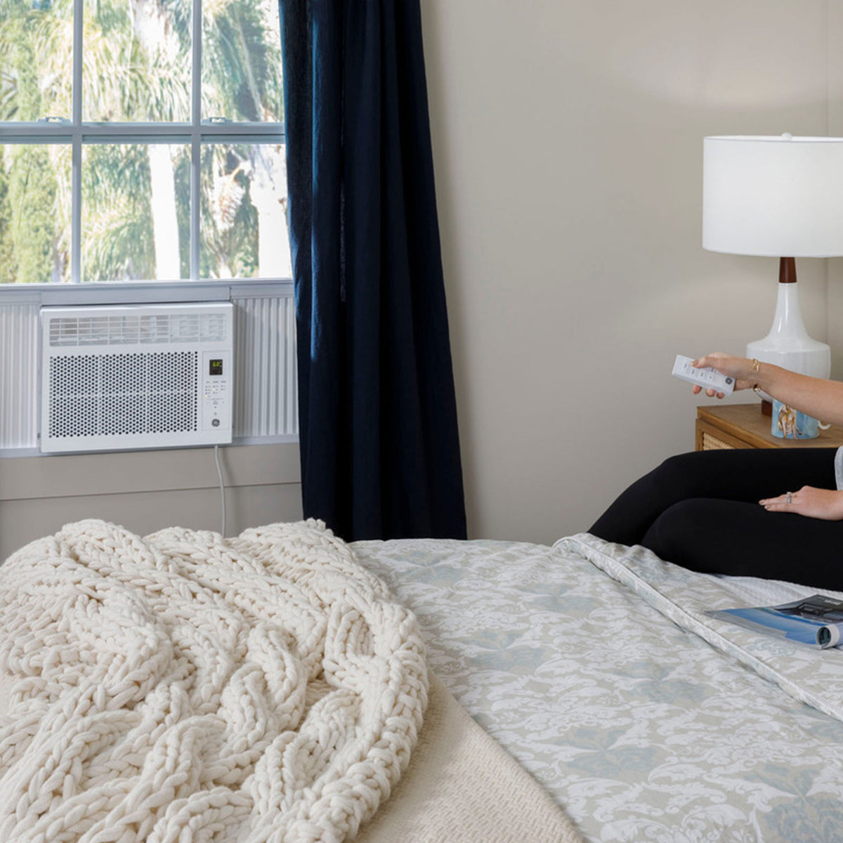GE 5000BTU Window Air Conditioner Covers up to 150 Sq Ft (Certified Refurbished)
