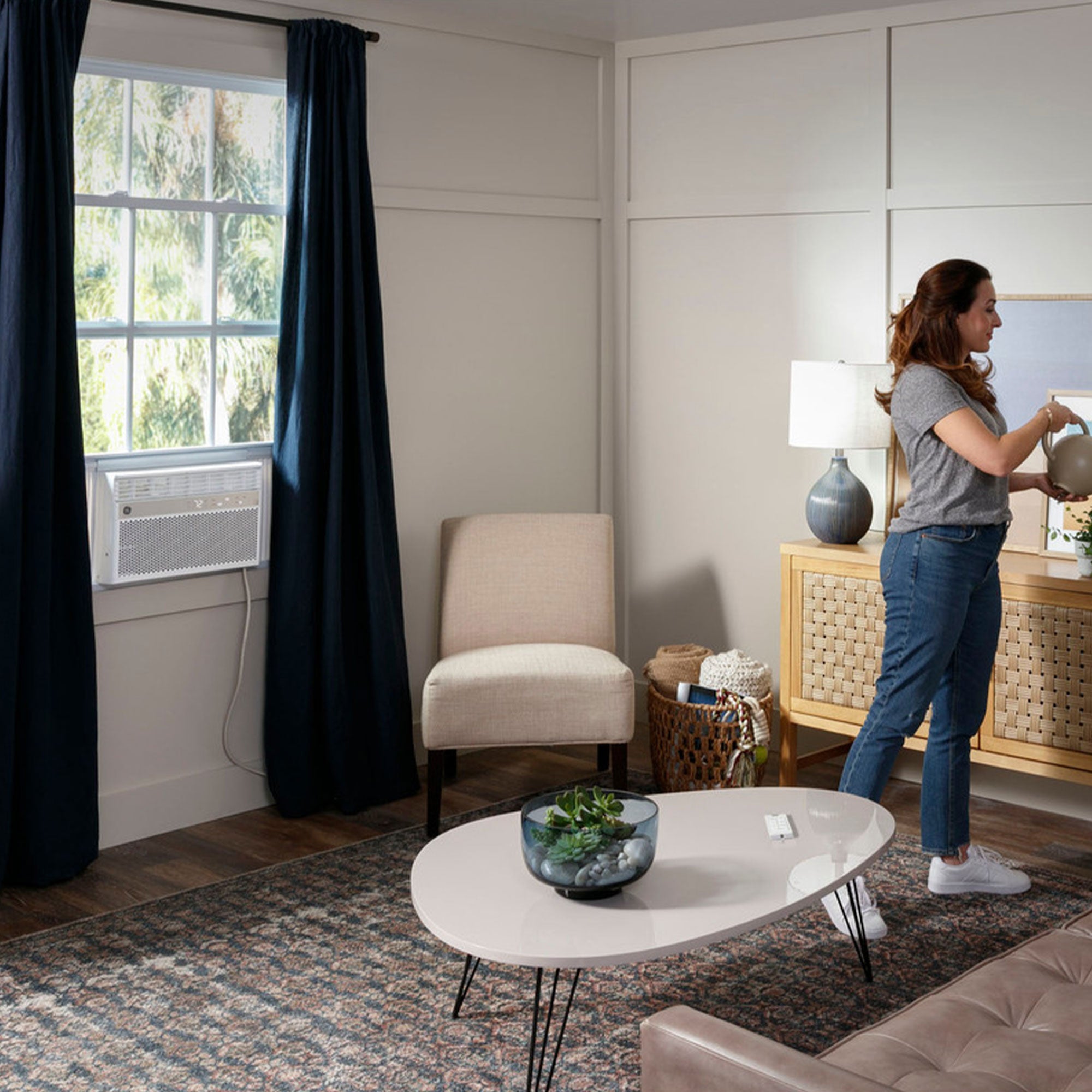 GE 8000BTU Window Air Conditioner Covers up to 350 Sq Ft (Certified Refurbished) - VMInnovations