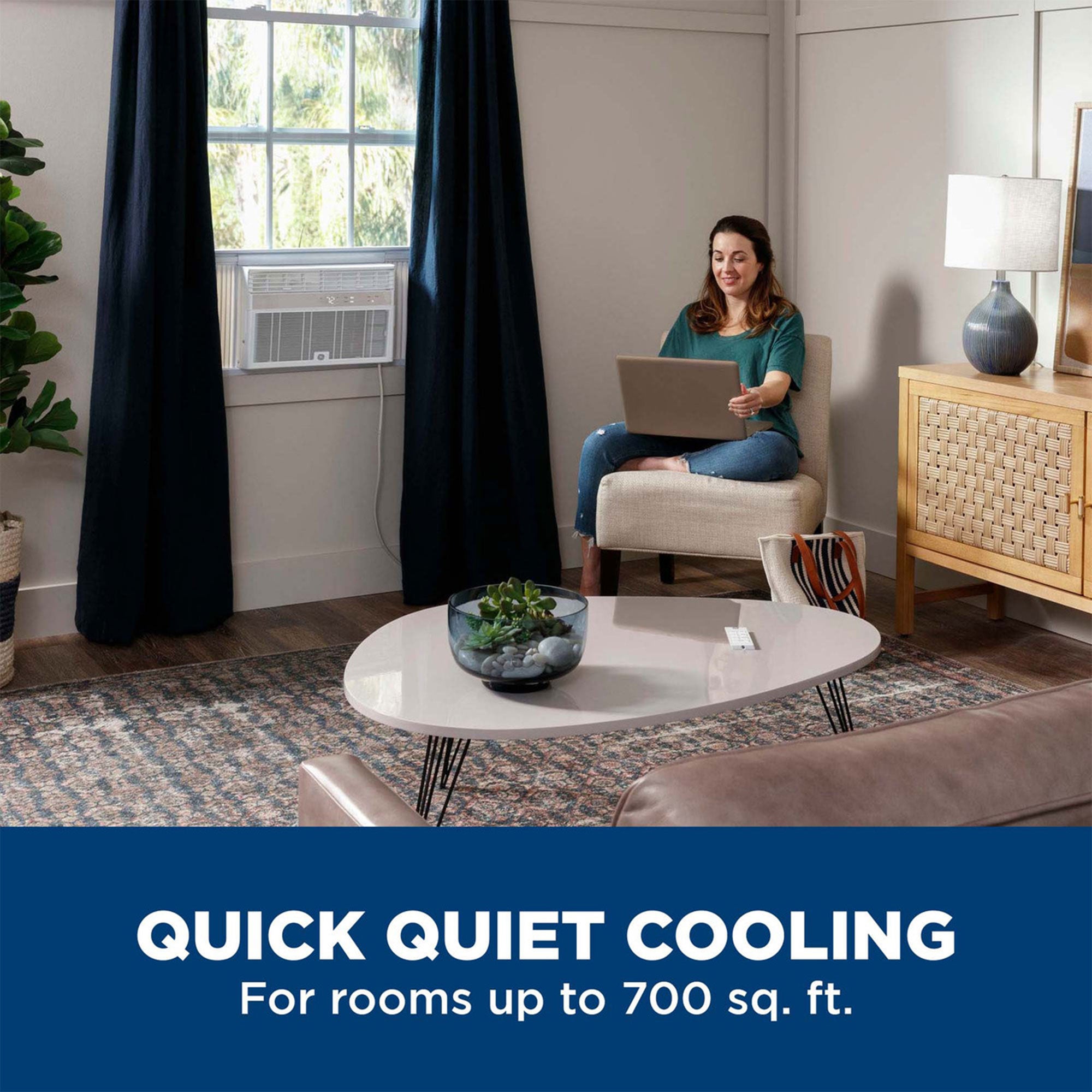 GE 14000BTU Window Air Conditioner Covers up to 700 SqFt (Open Box) - VMInnovations