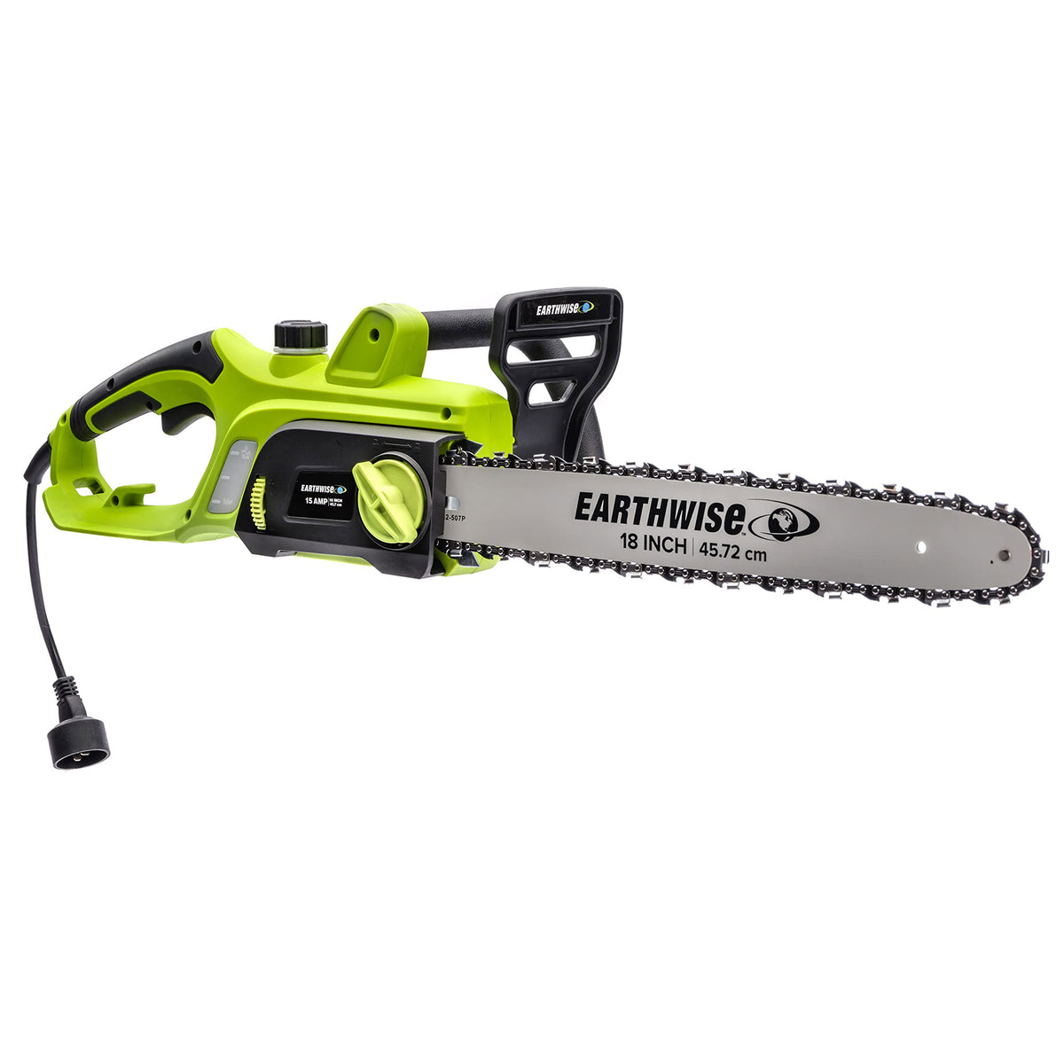 Earthwise Power Tools 8 Inch 15 Ampere Corded Electric Chainsaw with Handle