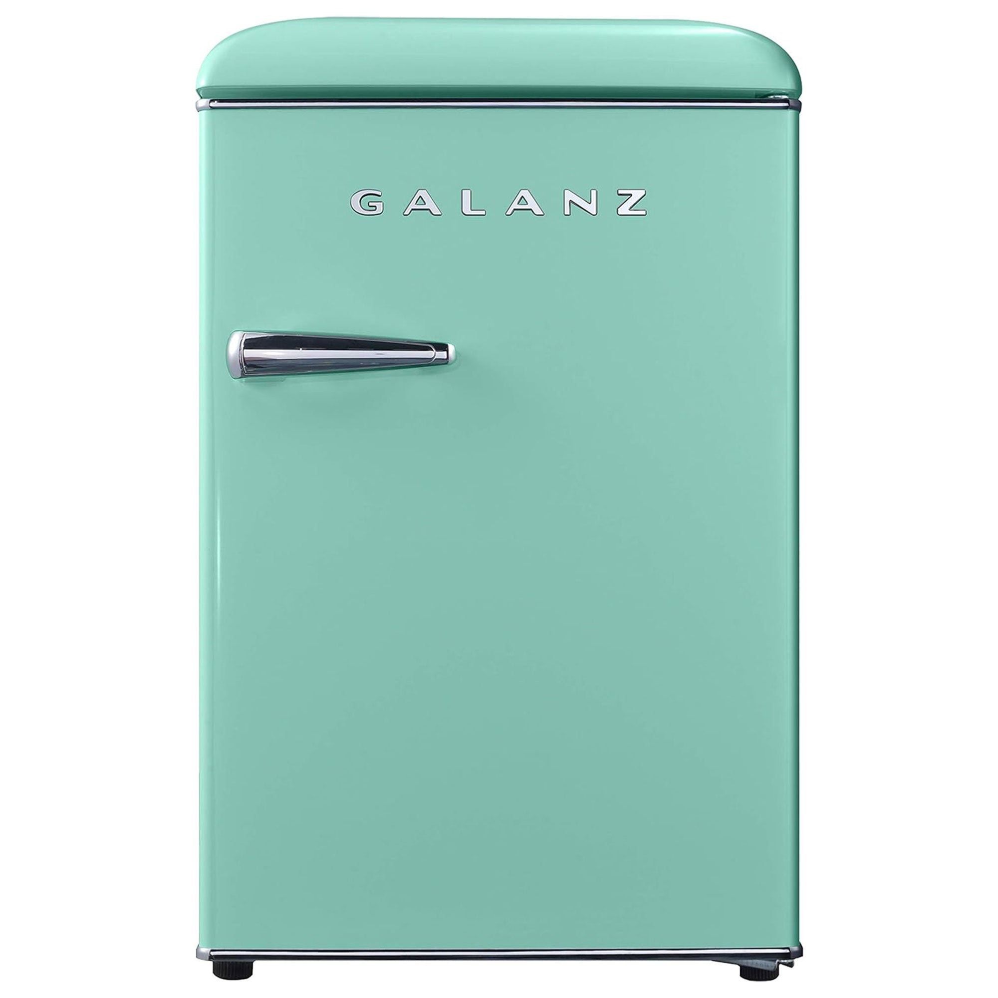 Galanz Retro Energy Efficient Compact Refrigerator w/Freezer, 2.5 Cu Ft, Green - VMInnovations