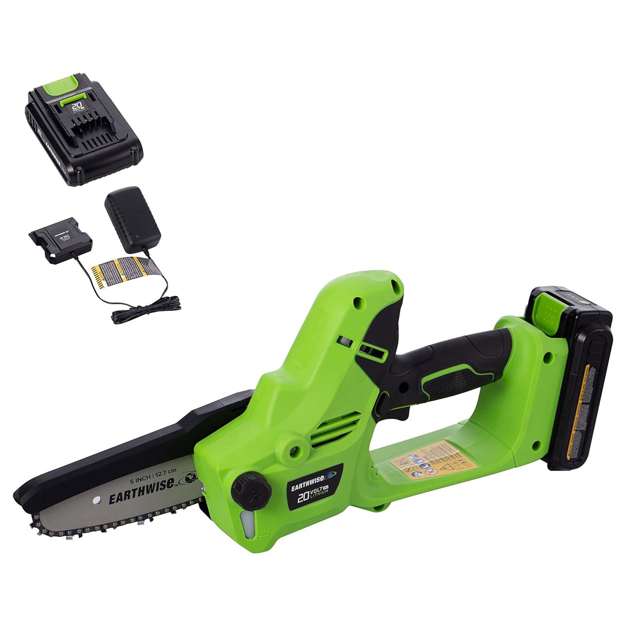 Earthwise Power Tools 20 Volt 5 Inch Mini Pruning Saw with Battery Power Source