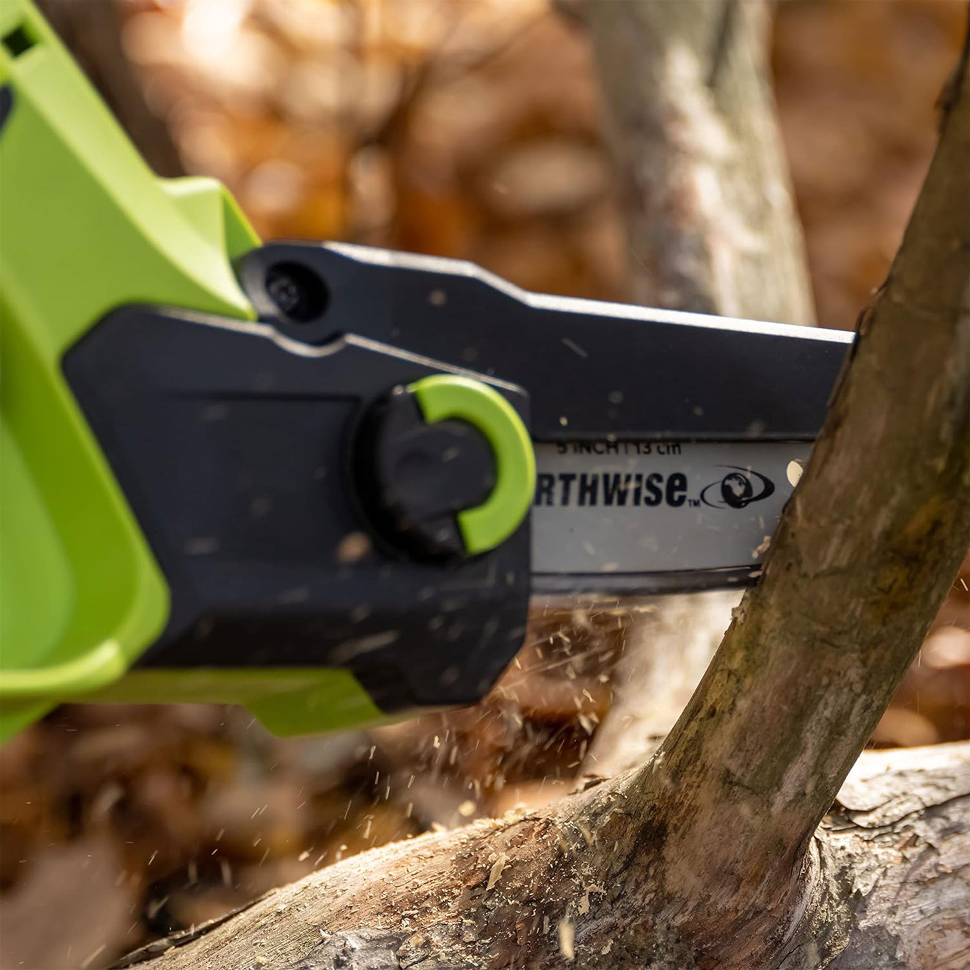 Earthwise Power Tools 20 Volt 5 Inch Mini Pruning Saw with Battery Power Source