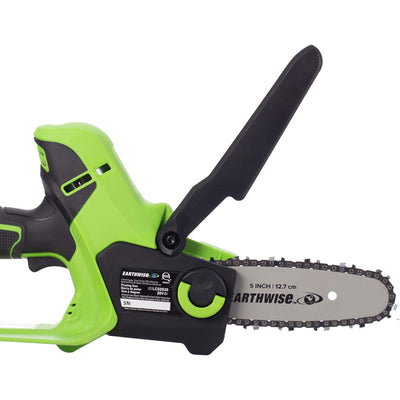 Earthwise Power Tools 20 Volt 5 Inch Mini Pruning Saw with Battery Power Source