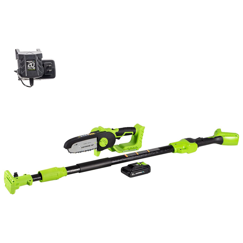 Earthwise Power Tools 16" Cordless Mini Pole Chainsaw w/Battery Included (Used)