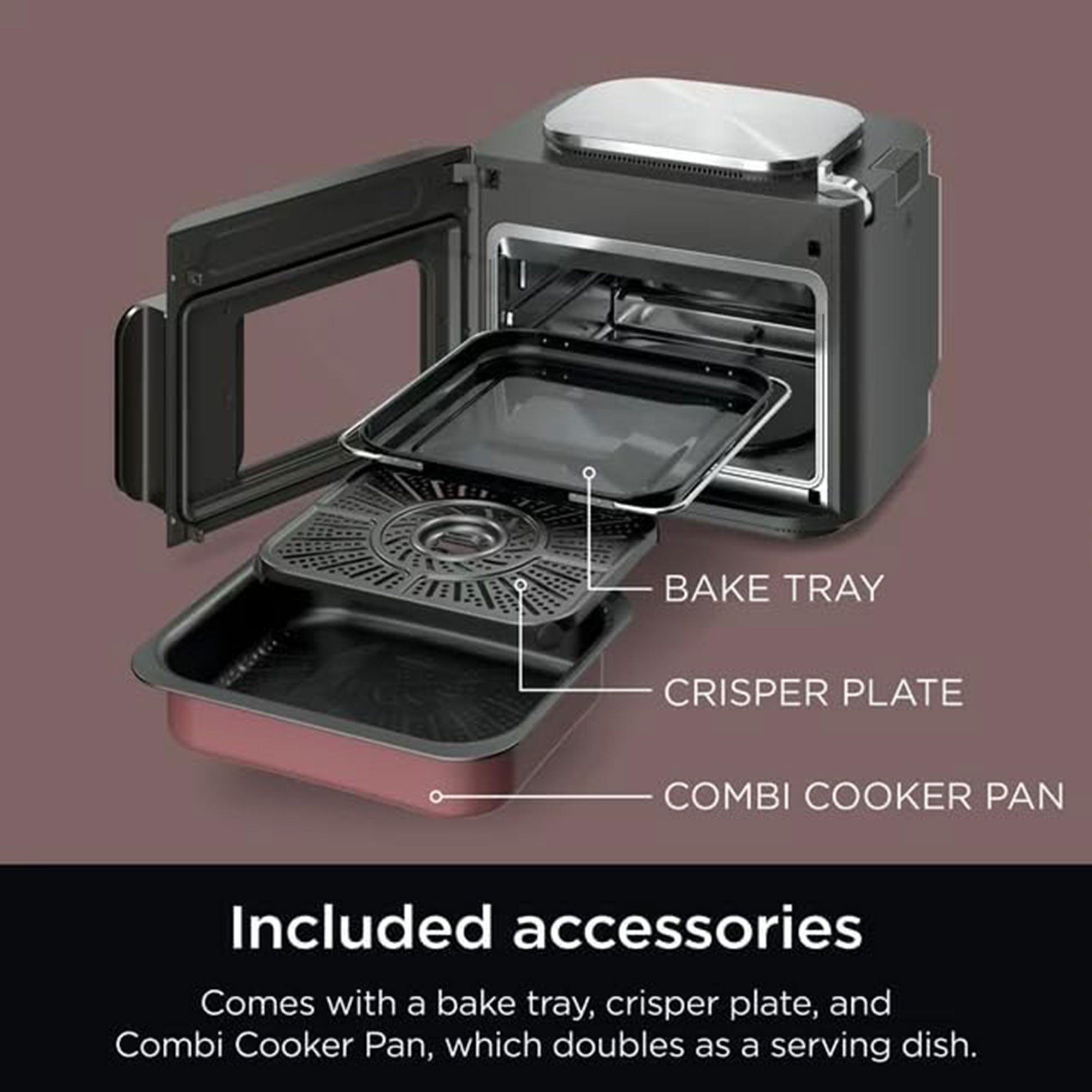 Ninja Combi Multicooker Oven Air Fryer and Auto Shut Off (Open Box) - VMInnovations