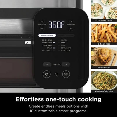 Ninja Combi Multicooker Oven Air Fryer and Auto Shut Off (Certified Refurbished)