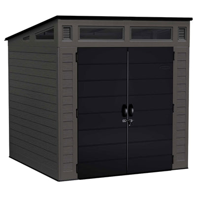Suncast Modernist 7 f. x 7 ft. Storage Shed with 317 Cubic Feet of Storage Space - VMInnovations