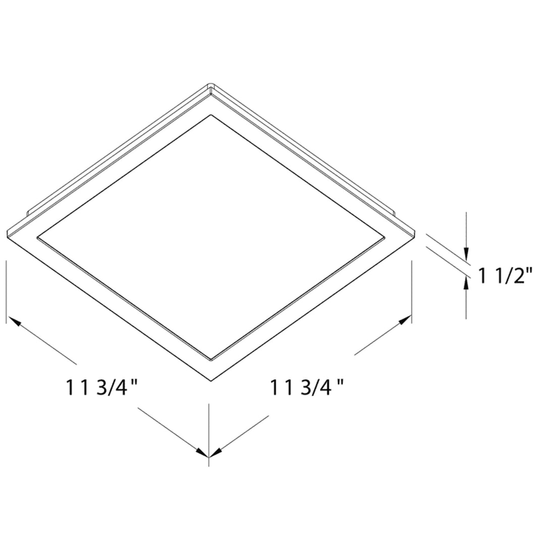 Delta Breez Fan Edge-Lit LED Adjustable Color Light, 80/110 CFM, White(Open Box) - VMInnovations