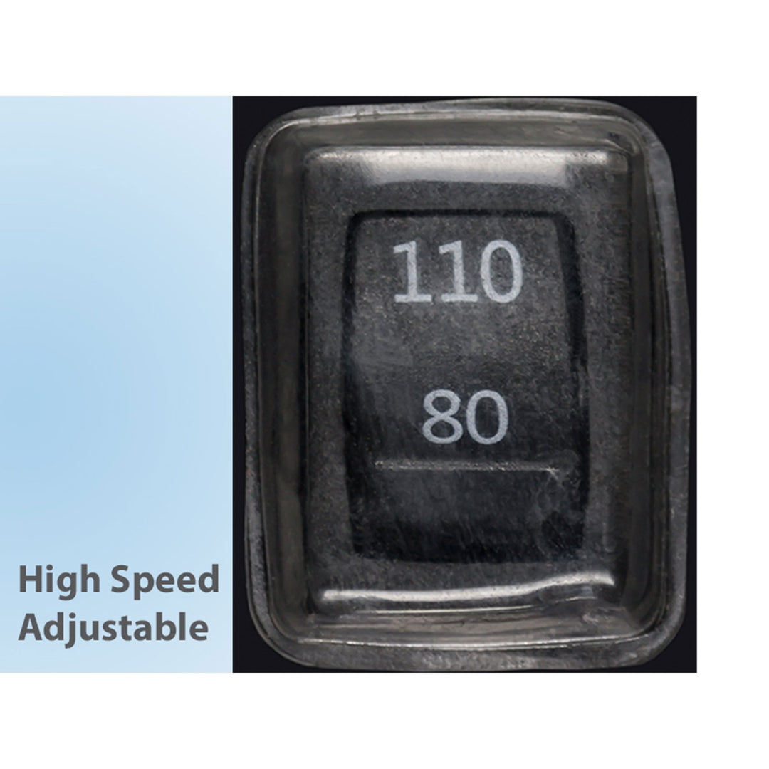 Delta Breez Fan Edge-Lit LED Adjustable Color Light, 80/110 CFM, White(Open Box) - VMInnovations