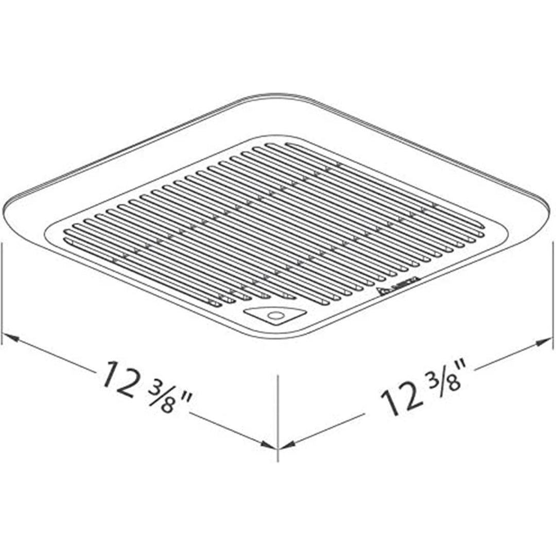 Delta Breez Exhaust Fan w/ Motion & Humidity Sensor, 80/110 CFM, White(Open Box)