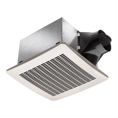 Delta Breez Signature 130 CFM Exhaust Bathroom Fan with Humidity Sensor, White