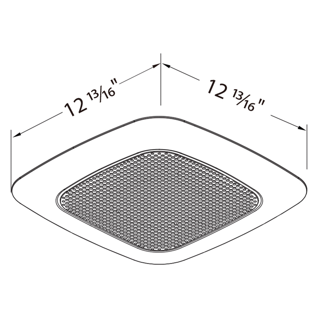 Delta Breez Signature 110 CFM Ceiling Exhaust Fan with Bluetooth Stereo Speaker