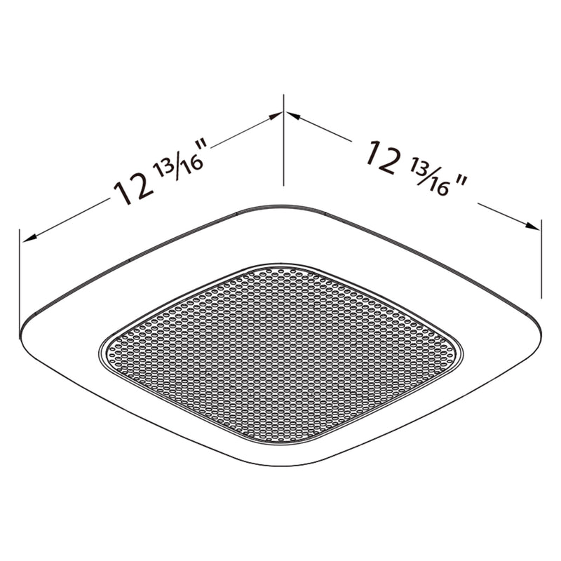 Delta Breez 110 CFM Ceiling Exhaust Fan with Bluetooth Stereo Speaker (Open Box)