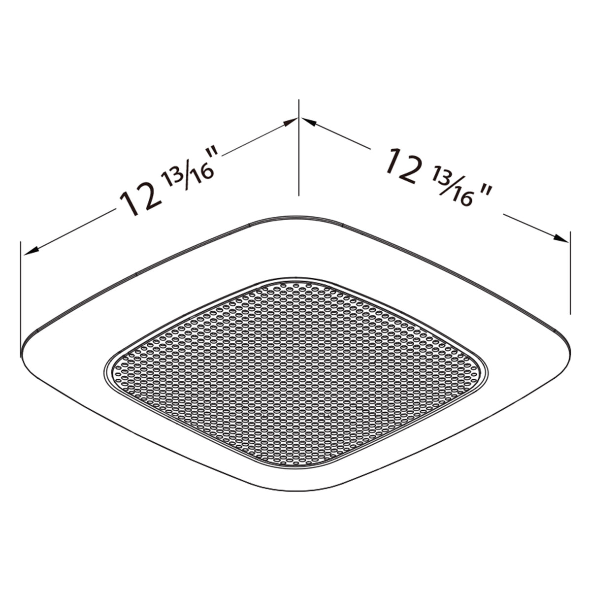 Delta Breez Signature 110 CFM Ceiling Exhaust Fan w/ Stereo Speaker (For Parts)
