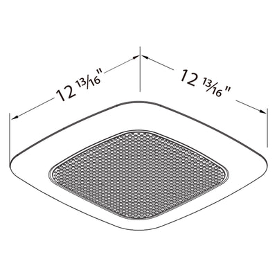 Delta Breez Signature 110 CFM Ceiling Exhaust Fan with Bluetooth Stereo Speaker